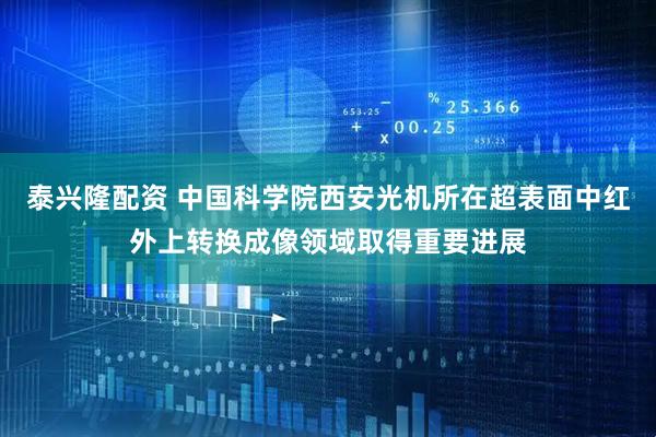 泰兴隆配资 中国科学院西安光机所在超表面中红外上转换成像领域取得重要进展